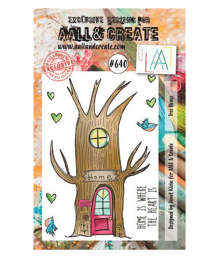 AALL & CREATE - 640 Stamp A7 Tree House
