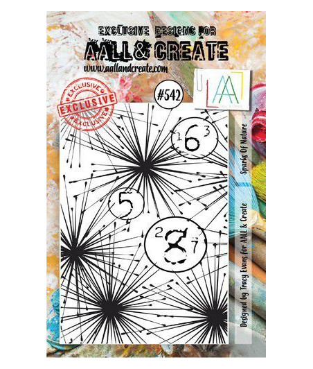 AALL & CREATE - 542 Stamp A7 sparks of nature