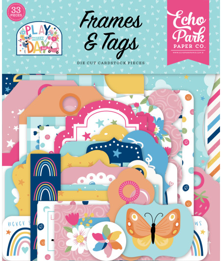 ECHO PARK - Play All Day Girl Frames & Tags
