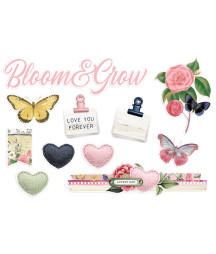 SIMPLE STORIES - Simple Pages Pieces Simple Vintage Indigo Garden