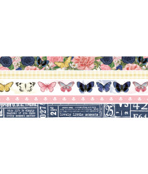 SIMPLE STORIES - Simple Vintage Indigo Garden Washi Tape