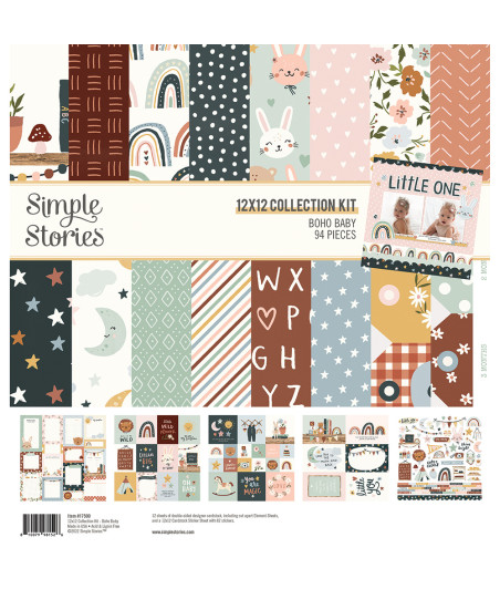 SIMPLE STORIES - Boho Baby Collection Kit