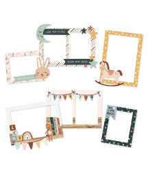 SIMPLE STORIES - Boho Baby Chipboard Frames