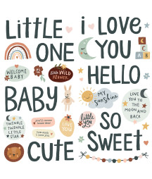 SIMPLE STORIES - Boho Baby Foam Stickers