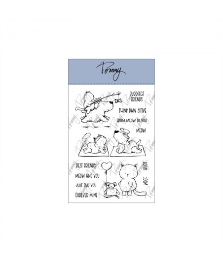 Tommy Clear Stamps Meow & You