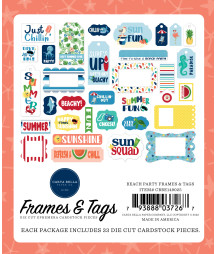 CARTA BELLA - Beach Party Frames & Tags