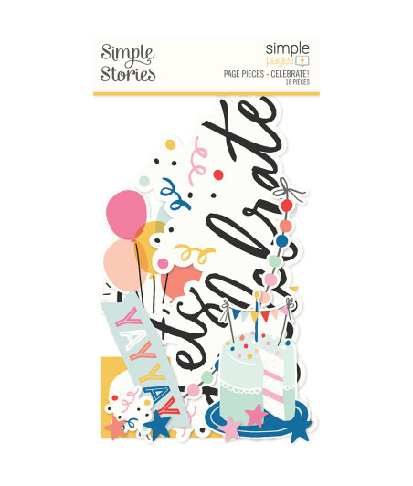 SIMPLE STORIES - Celebrate! Simple Pages Page Pieces