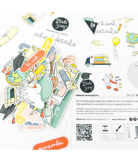 MODASCRAP DIE CUT - SCHOOL DETAILS