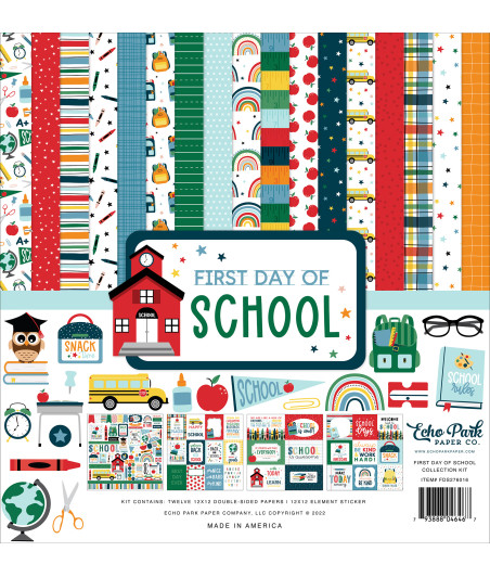 ECHO PARK - First Day Of School 12x12 Inch Collection Kit