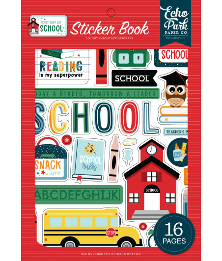 ECHO PARK - First Day Of School Sticker Book
