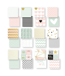 VAESSEN CREATIVE - Love It cardstock 6"x6" double sided