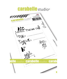 CARABELLE - stamp A7 ATC by...