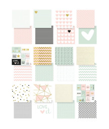 VAESSEN CREATIVE - Love It cardstock 12"x12" double sided