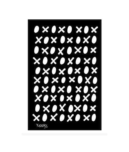 YUPPLA - BLACK Stencil - Codice d'amore