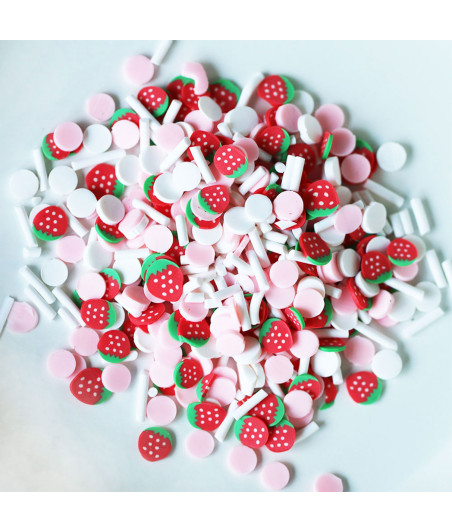 Dress My Craft Shaker Slices Strawberry Confetti Mix 8g