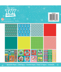CREATIVE EXPRESSIONS - Toy Story 8x8 Inch Card Making Pad Christmas