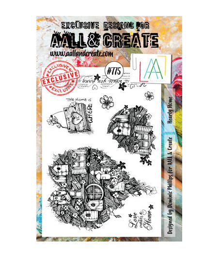 AALL & CREATE - 775 Stamp A5 Hearty Home