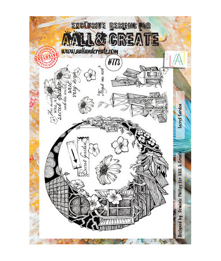 AALL & CREATE - 773 Stamp A4 Secret Garden