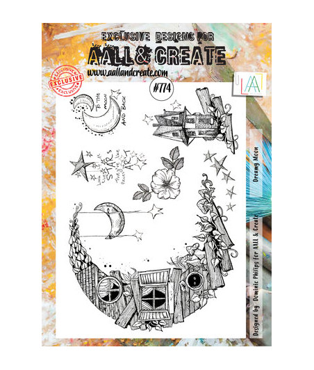 AALL & CREATE - 774 Stamp A4 Dreamy Moon