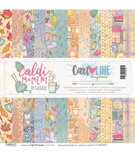 CartoLINE - Caldi momenti By Cocorie 12''x12''