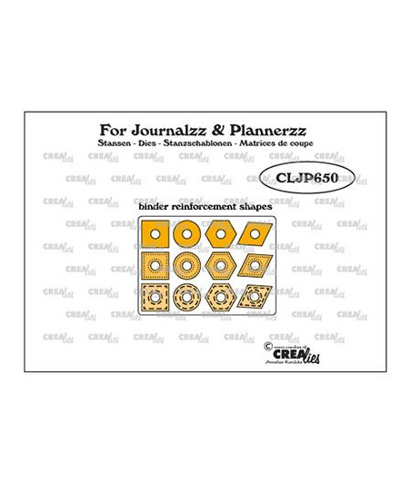 CREALIES -For journalzz & plannerzz cutting die 12 Holes