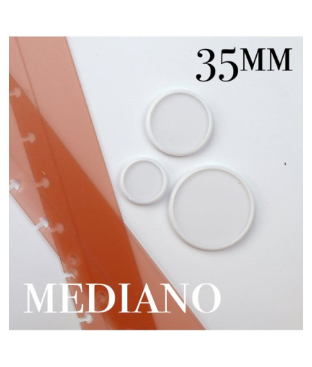 Disco MEDIANO para encuadernar BIANCO