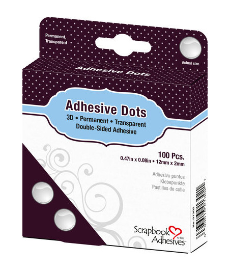 SCRAPBOOK ADHESIVE - Adhesive Dots 3D (100pcs)