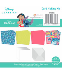 CREATIVE EXPRESSIONS - Lilo & Stitch 6x6 Inch Card Making Kit Disney