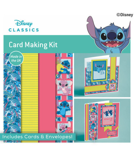 CREATIVE EXPRESSIONS - Lilo & Stitch 6x6 Inch Card Making Kit Disney