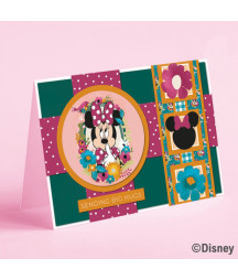 CREATIVE EXPRESSIONS - Minnie Mouse 8x8 Inch Box Card Making Kit Disney
