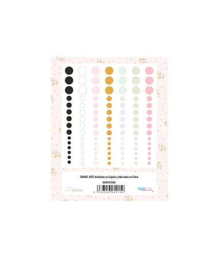 BASIC CREA - Enamel dots de color Mujercitas