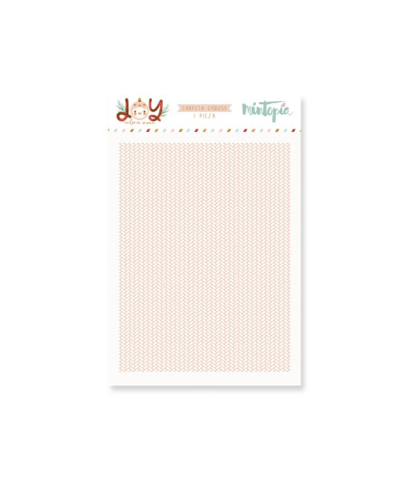 MINTOPIA - Carpeta de embossing trenzado intreccio lana