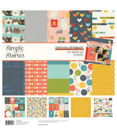 SIMPLE STORIES - Pet Shoppe Cat Collection Kit