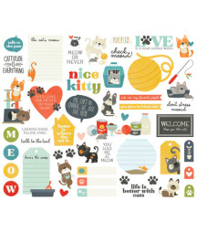 SIMPLE STORIES - Pet Shoppe Cat Bits & Pieces
