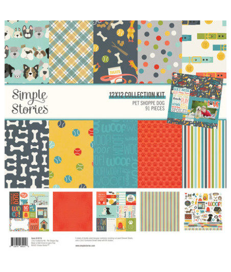 SIMPLE STORIES - Pet Shoppe Dog Collection Kit