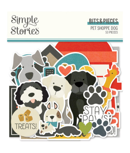 SIMPLE STORIES - Pet Shoppe Dog Bits & Pieces