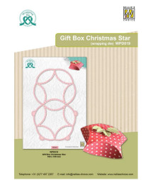 NELLIES SNELLEN - Choice Wrapping Die - Confezione regalo 19 - Stella di Natale