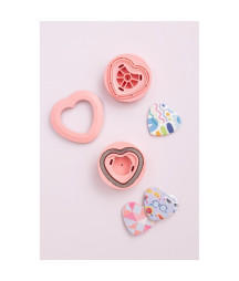 WE R MEMORY KEEPERS - Button press Heart insert 58mm 18pcs