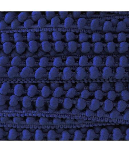 KESI'ART - Galon pompon 10 mm - Bleu électrique x 1 m