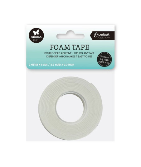 STUDIO LIGHT - Essential Tools Doublesided Foam Tape 1,5mm Thick - 0,6mm