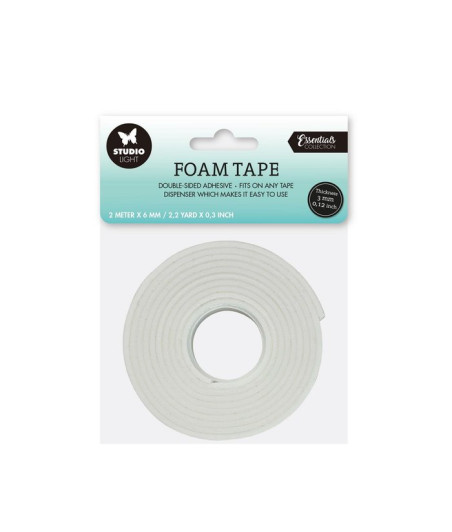 STUDIO LIGHT - Essential Tools Doublesided Foam Tape 3mm Thick - 0,6mm