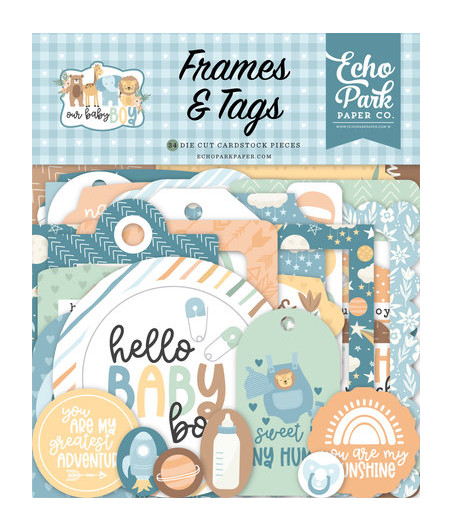 ECHO PARK - Our Baby Boy Frames & Tags