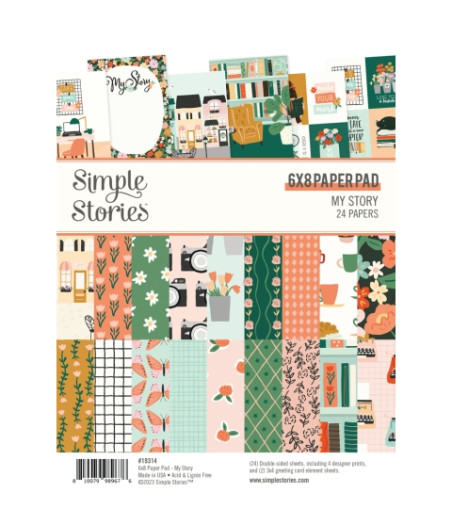SIMPLE STORIES - COLLEZIONE MY STORY – 6X8 PAD