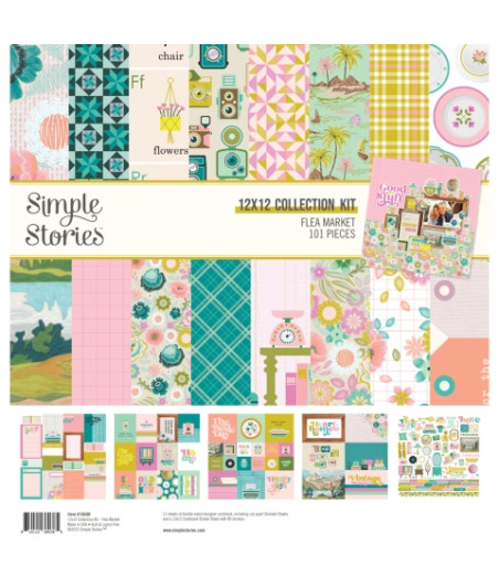 SIMPLE STORIES - COLLEZIONE FLEA MARKET – COLLECTION KIT