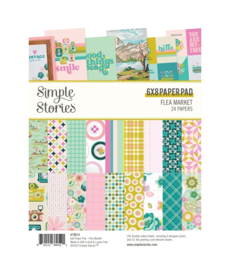 SIMPLE STORIES - COLLEZIONE FLEA MARKET – 6X8 PAD