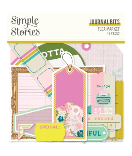 SIMPLE STORIES - COLLEZIONE FLEA MARKET – JOURNAL BITS & PIECES