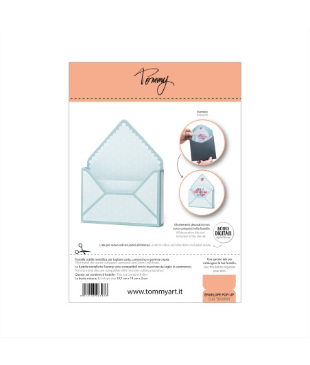 Tommy fustella – Envelope pop-up