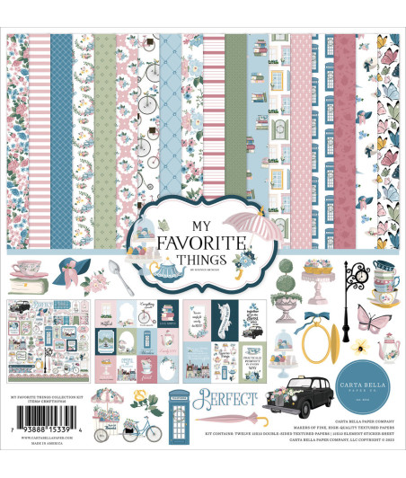 CARTA BELLA - My Favorite Things 12x12 Inch Collection Kit