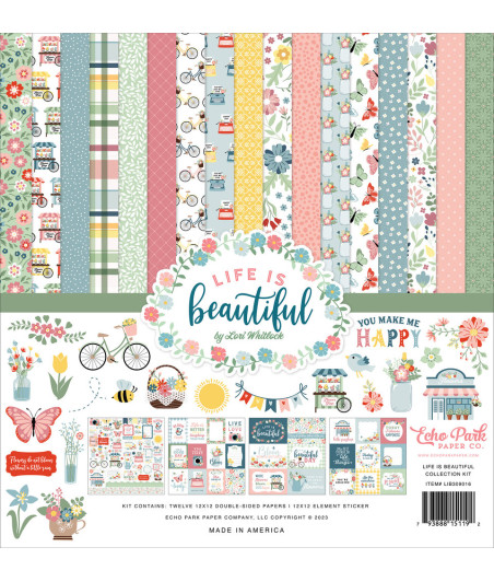 ECHO PARK - Life is Beautiful 12x12 Inch Collection Kit