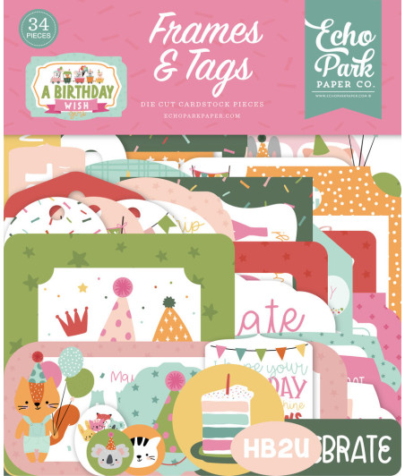 ECHO PARK - A Birthday Wish Girl Frames & Tags